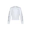 Abstract Logo Sweatshirt White Men Tops OMBA035F19E300110110