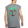 Nike T Shirts Men's Smoke Gray Crew Neck Moderate Straight Fit HJ3691-084