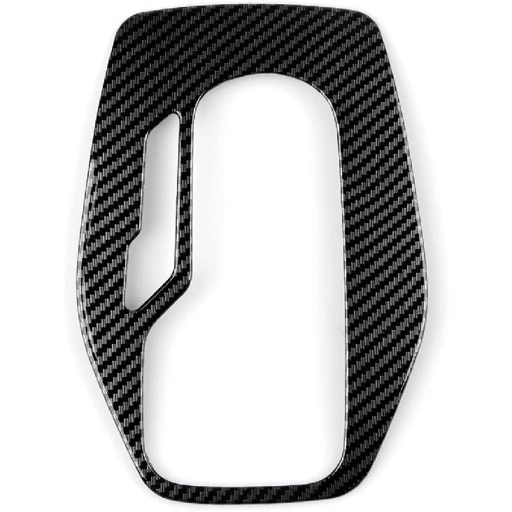 

Car Gear Shift Control Panel Sticker ABS Carbon Fiber Decal Interior Trim Cover Compatible With Chevrolet Camaro 2016-2024 Accessories(A) 1pcs