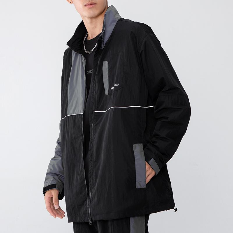 Adidas Neo Utility Patchwork Jacket Men Jackets Black HE7948