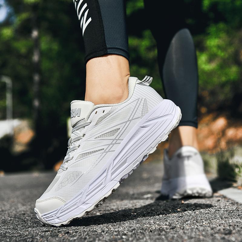 Men's Running Shoes Outdoor Wear-resistant Anti-slip Casual Men's Shoes Breathable Mesh Lightweight Thick-soled Sports Shoes Men