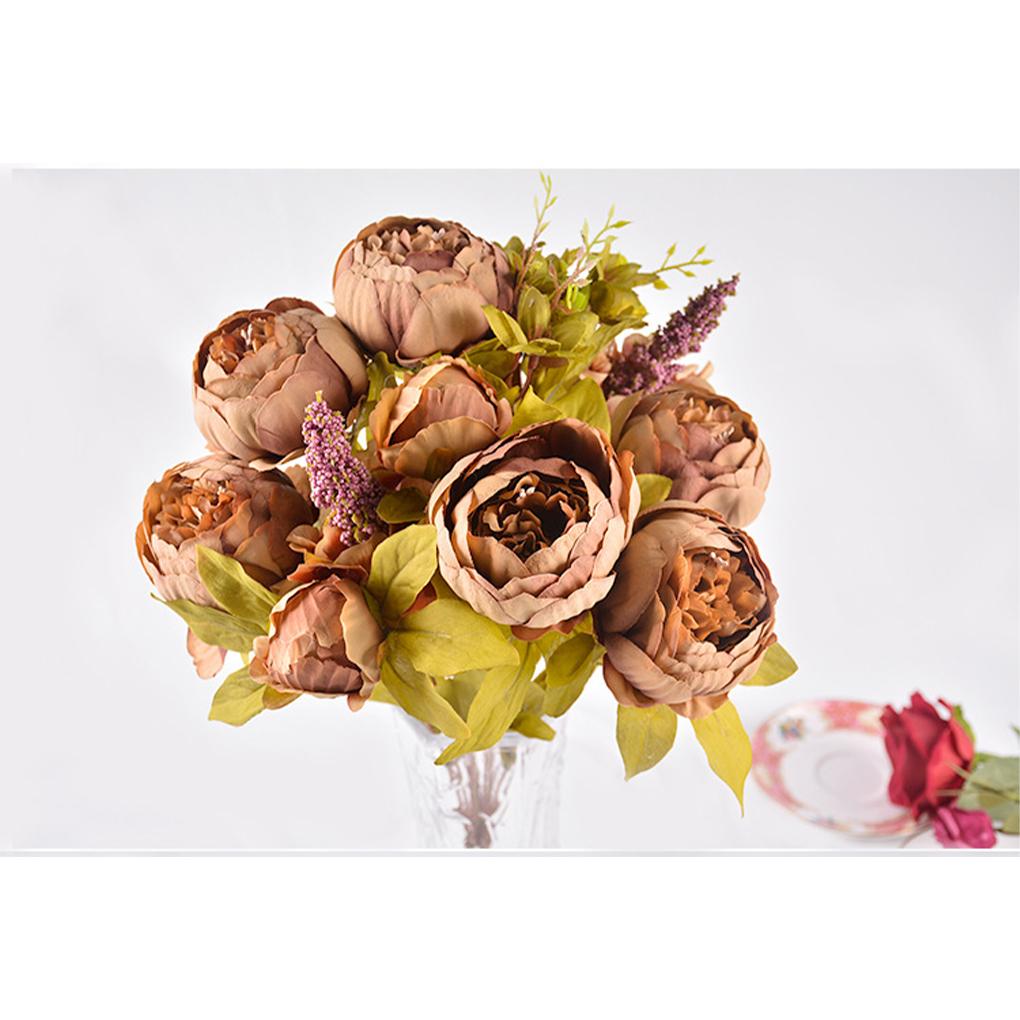 Artificial Peonies Flower Bouquet Low Maintenance And Elegant Bouquet Artificial Flower Flowers