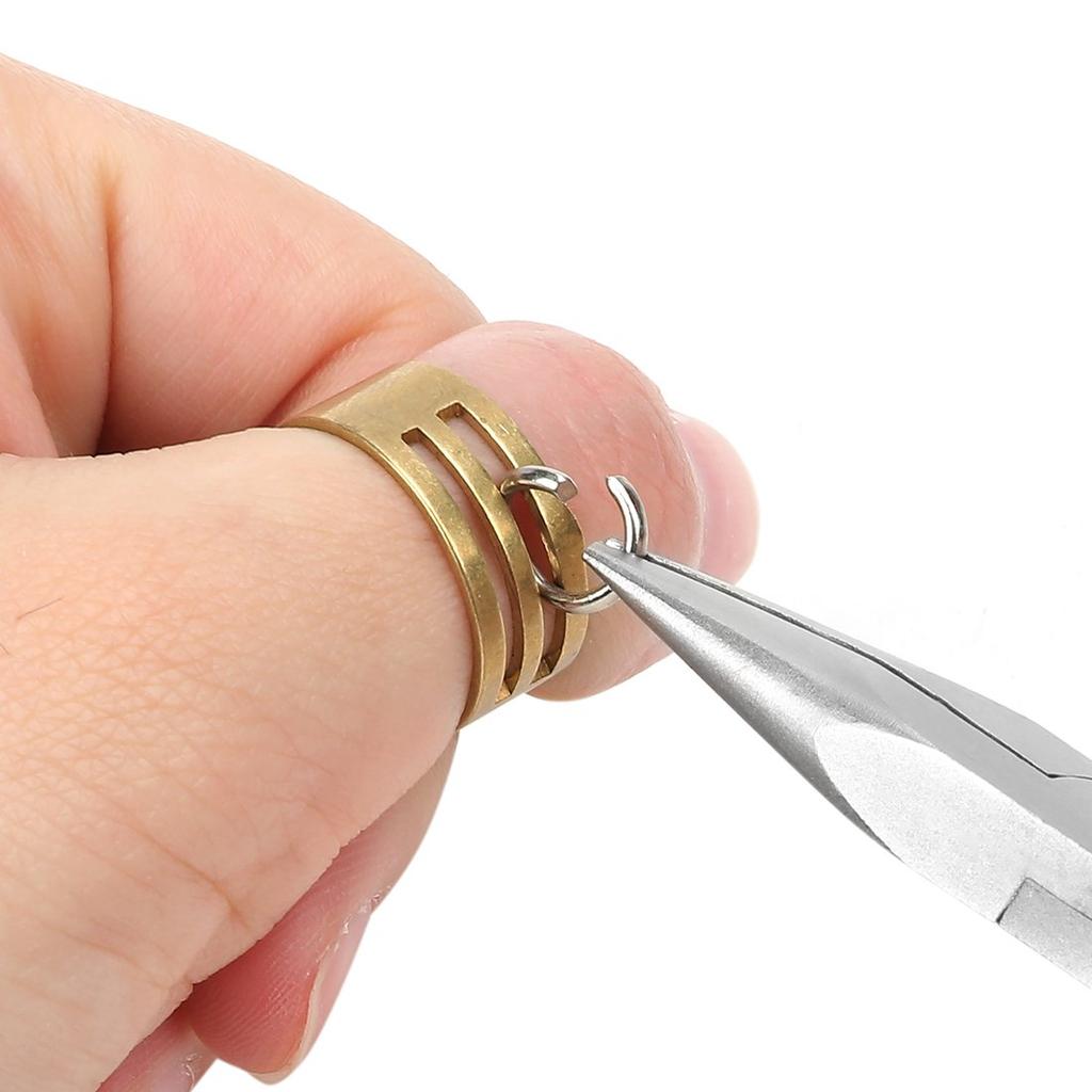 WORKPRO Accessory Tool 8 Piece Handicraft Pliers Flat Round Precision Bead Handmade DIY Spring Automatic Storage Case Included [Complete Edition] Set,