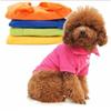 Pet Clothing Solid Color Simple Style Dog Clothes Cat Clothes Cotton Cute Pet Clothes Pet Supplies Dog Accessories Dog Jacket
