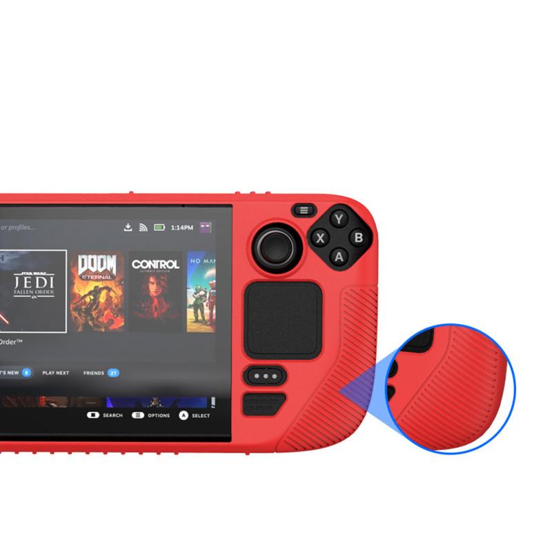 Carcasă din silicon Manșon de protecție Rezistent la praf, anti-alunecare, cutie de depozitare anti-cădere compatibilă cu puntea cu aburi