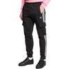 Men's adidas originals Solid Color Logo Printing Cargo Bundle Feet Sports Pants/Trousers/Joggers Black HK9689