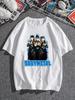 Japanese Girl Rock Band BABYMETAL Classic Poster Print T-shirt, Fashion Street Wear, Casual Loose Cotton Women's T-shirt