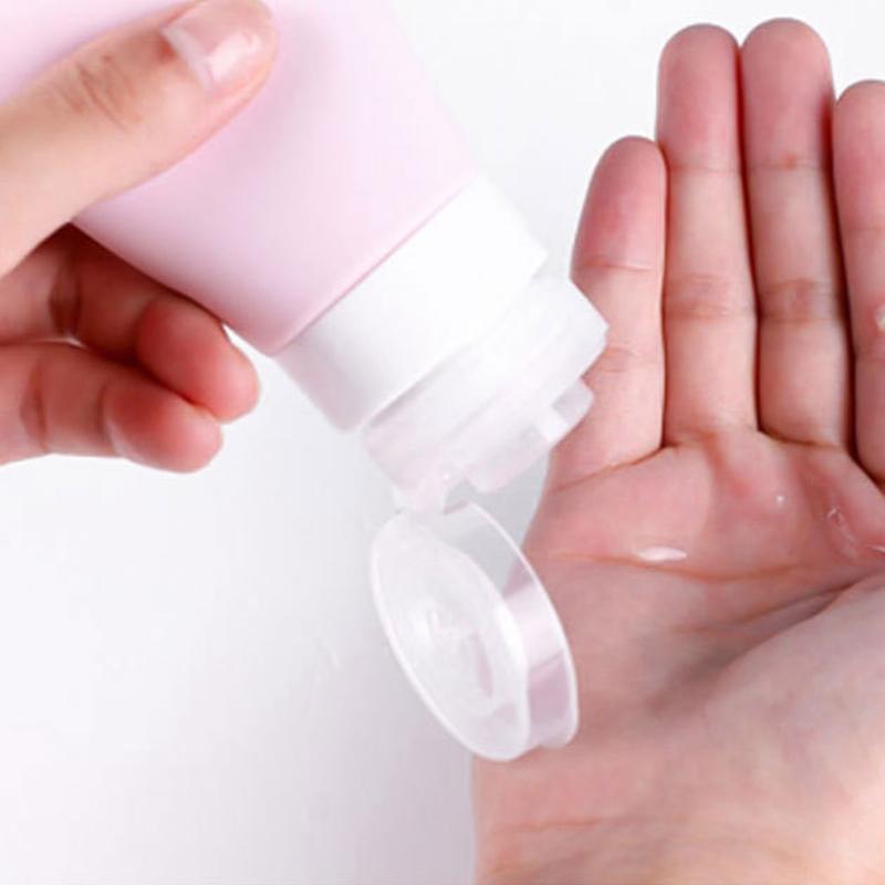 Silicone Travel Bottles Leak Proof Squeezable Refillable Travel Accessories Portable Toiletries Containers Travel Size Cosmetic