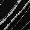 High-End Pearl Patchwork Double-Layered Metal Hip-Hop Waist Chain