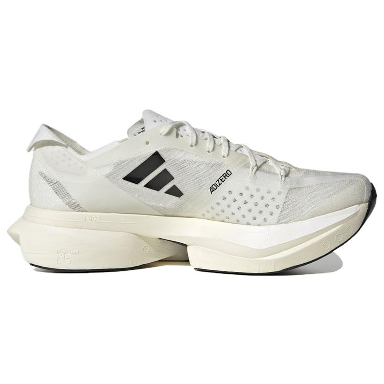 Adidas Adizero Adios Pro 3 Non Dyed Unisex Sneakers Cream Cloud-White Core-Black HQ2134