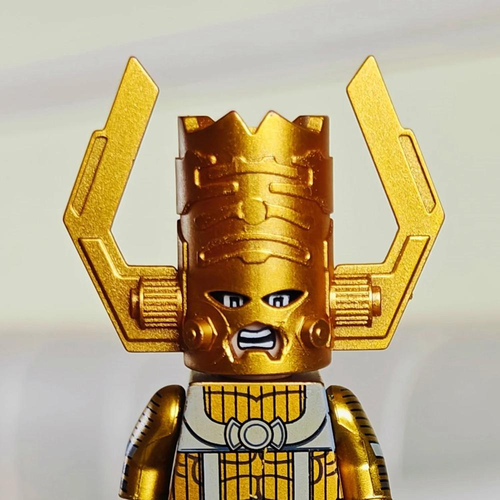 Electroplate Plating Chrome Mr Gold Building Blocks Golden Mini Action Figure Toys