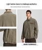 Mark Fairwhale Men's American Retro Loose-Fit Zipper Cotton Jacket