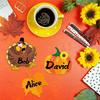 Joy Bang Thanksgiving Bulletin Board Decorations, 50 Pcs Autumn Fall Cutouts Pumpkin Leaves Turkey Cutouts Thanksgiving Decorations Decor for Home