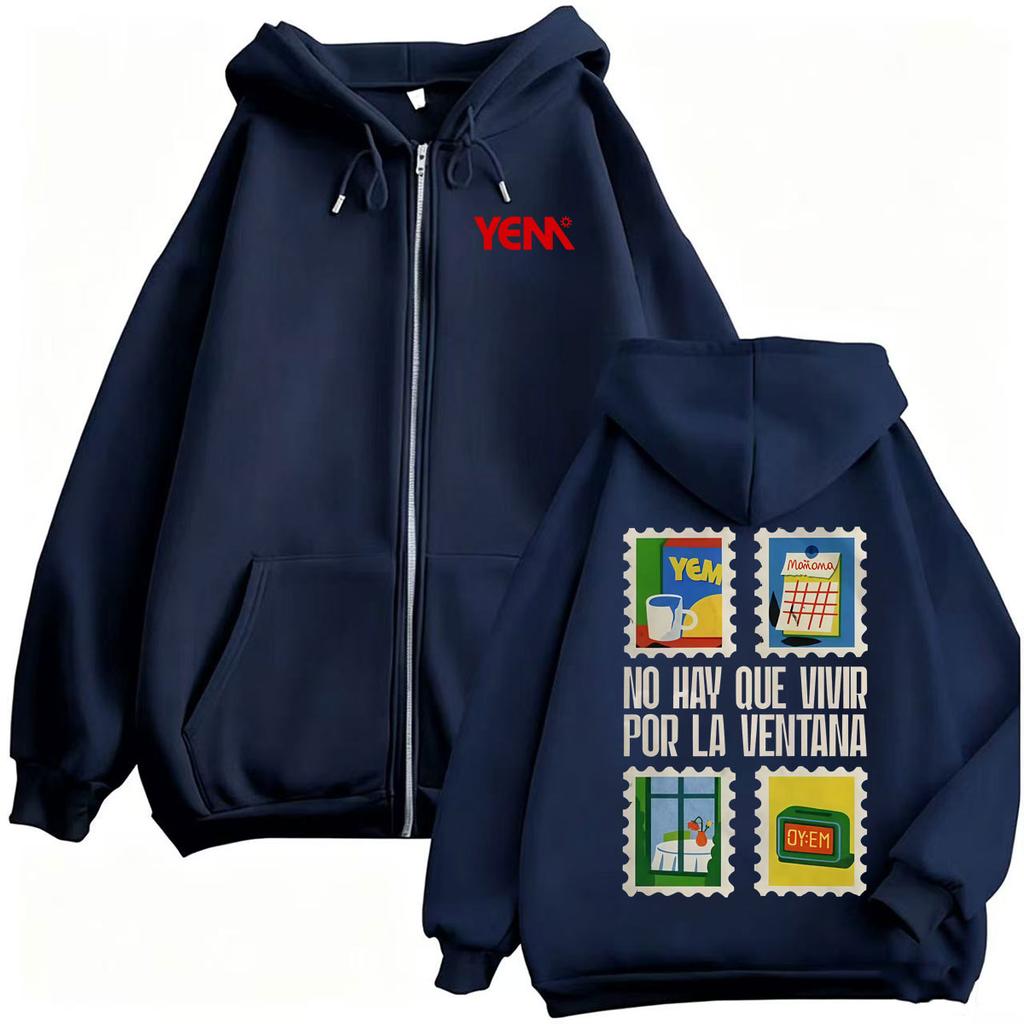 Morat Yem No Hay Que Vivr Por La Ventana Sweatshirt Jacket Coats Men Women Bodywarmer Zipper Hoodies Streetwear