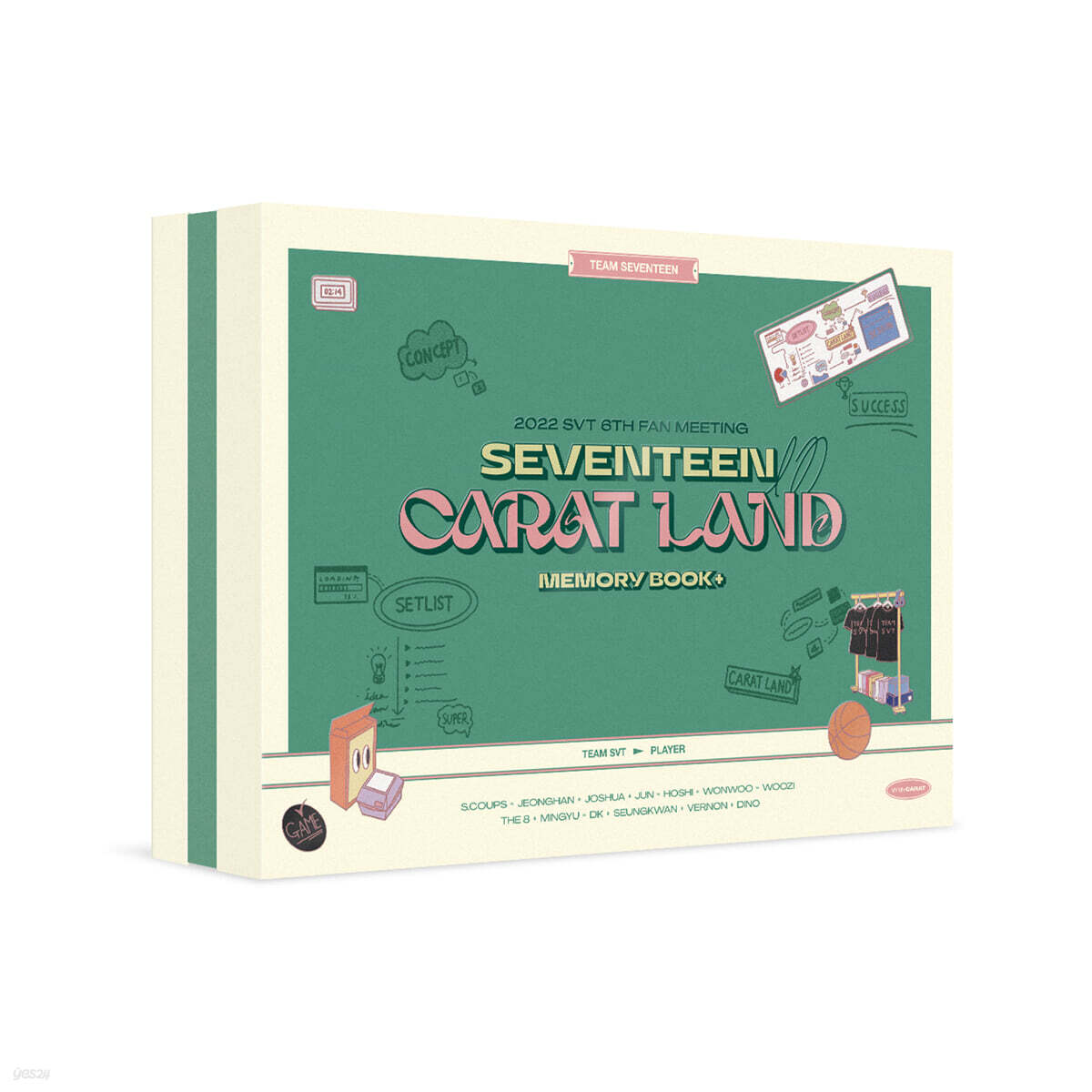 

Seventeen (SEVENTEEN) - 2022 SVT 6TH FAN MEETING : SEVENTEEN in CARAT LAND [MEMORY BOOK+ DIGITAL CODE]
