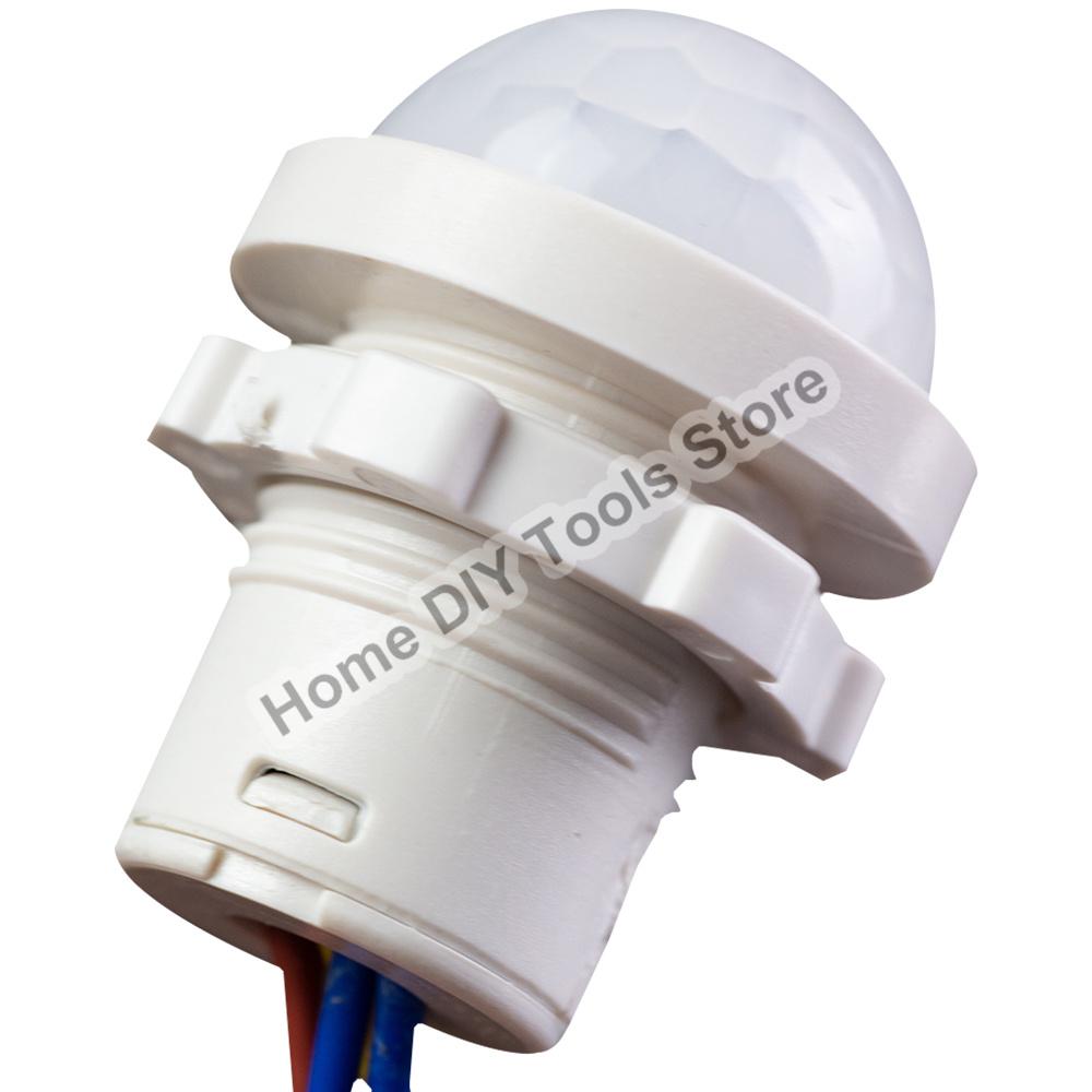 Infrared Motion Automatic Light Sensor IR Detector Switch DC 12V 24V AC 110V 220V Human Body Induction Night Lamp