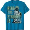 Star Wars Yoda Real The Struggle Is Graphic T-Shirt T-Shirt