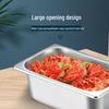 Jiwanggu 304 Stainless Steel Rectangular Buffet Portion Pan