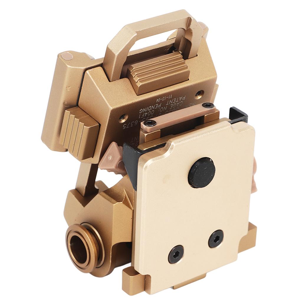 Night Vision Goggles Bracket Golden Aluminium Alloy Helmet Mount Device Support Adapter for PVS15 PVS18 GPNVG18