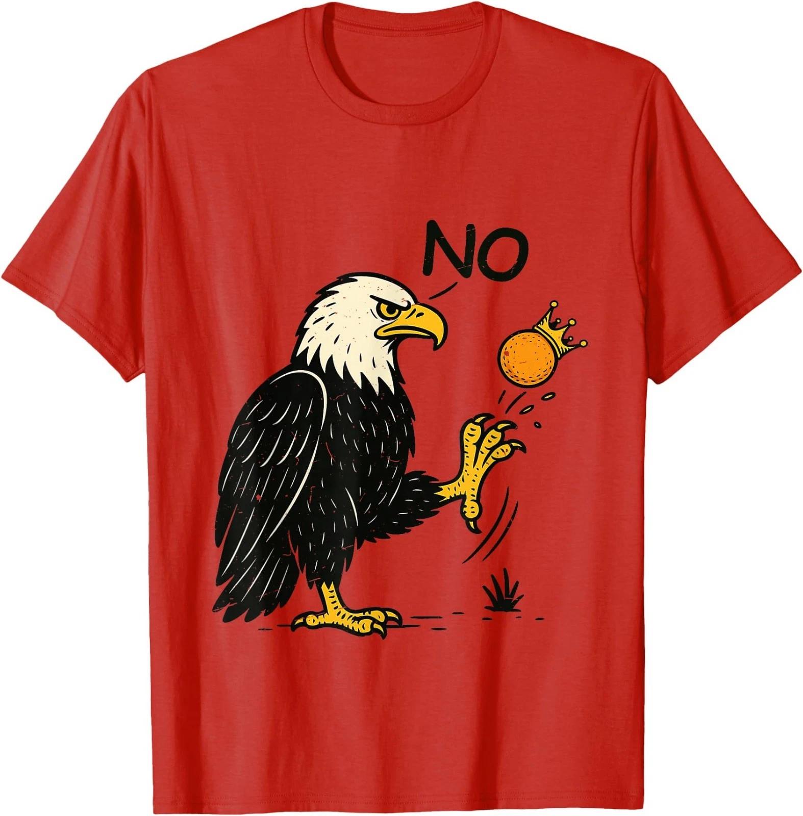 Funny No Kings in America Shirt - Retro Political Men Women T-Shirt 2XL