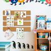 1pc 30cm Cork Board Strips Self Adhesive Bulletin Cork Board for Wall Desk Home Bedroom Office for Paste Notes Photos Schedules