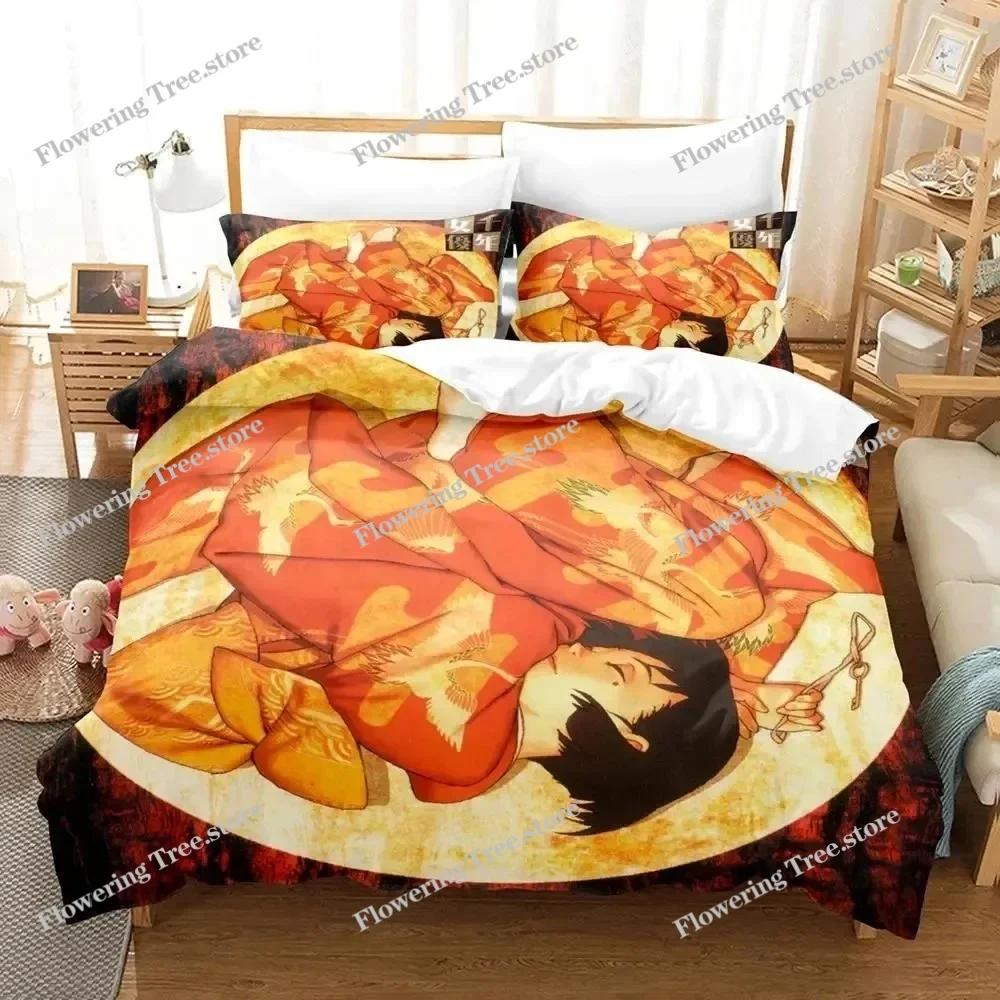 Anime Art of Satoshi Kon Bedding Set Duvet Cover Bed Set Quilt Cover Pillowcase Comforter king Queen Size Boys Adult029