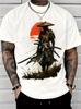 T-shirt da uomo con stampa grafica 3D retrò - Perfetta per l'uso quotidiano e le vacanze
