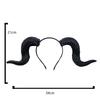 Carnival Mouflon Horn Headband: Halloween Masquerade Costume Accessory