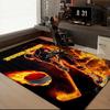1PC Custom Name Hockey Player Artwork Theme Floor Mat Ideal for Living Room, Game Rooms, Office, Bedroom Floor Mat Playful Design