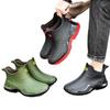 Trendy Men's Waterproof Rubber Rain Boots - Non-slip, Thickened, Sports Style  