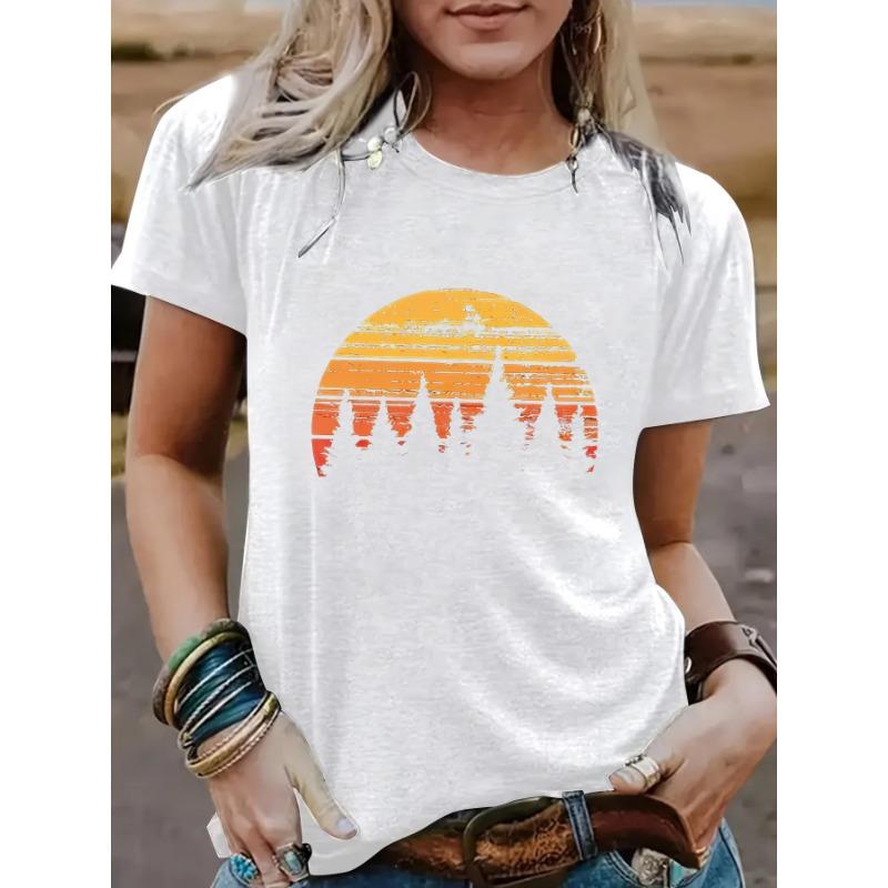 

YYFS женские модные повседневные летние весенние блузки и рубашки с короткими рукавами и круглым вырезом XXL белый