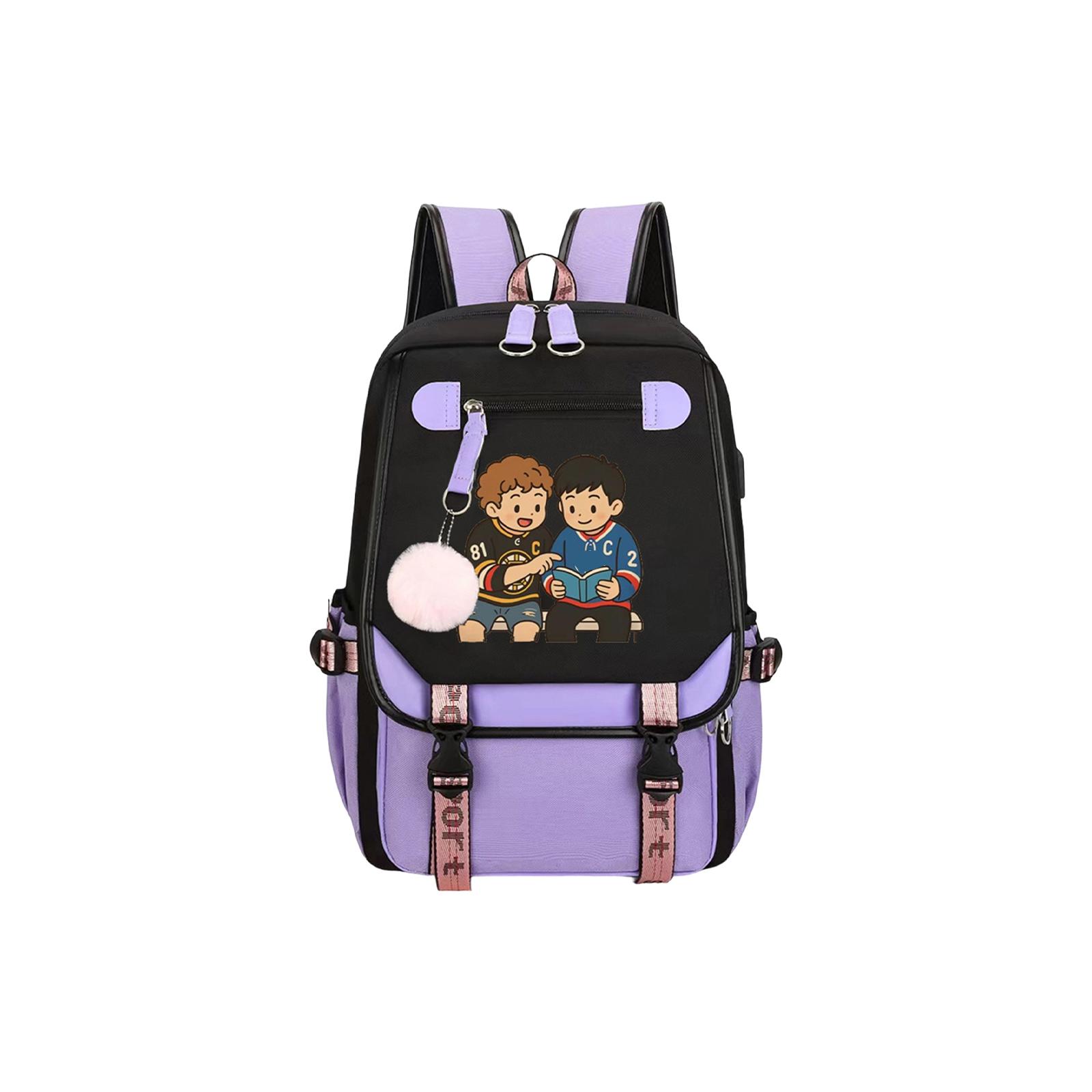 Large-capacity Campus Schoolbag, Outdoor Double-shoulder Backpack, Computer Bag One Size