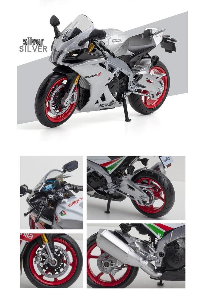 1:12 Scale GSX Alloy Aprilia RSV4 Motorcycle Model Toy
