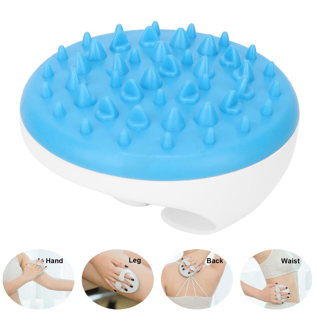 Bath Shower Beauty Brush Soft Silicone Massage Hair Scalp Brush for Arm Waist Leg