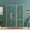 Dark Green Geometric Self Adhesive Wallpaper Modern Nordic Style Peel and Stick Wallpaper Removable Contact Paper Mural Decor