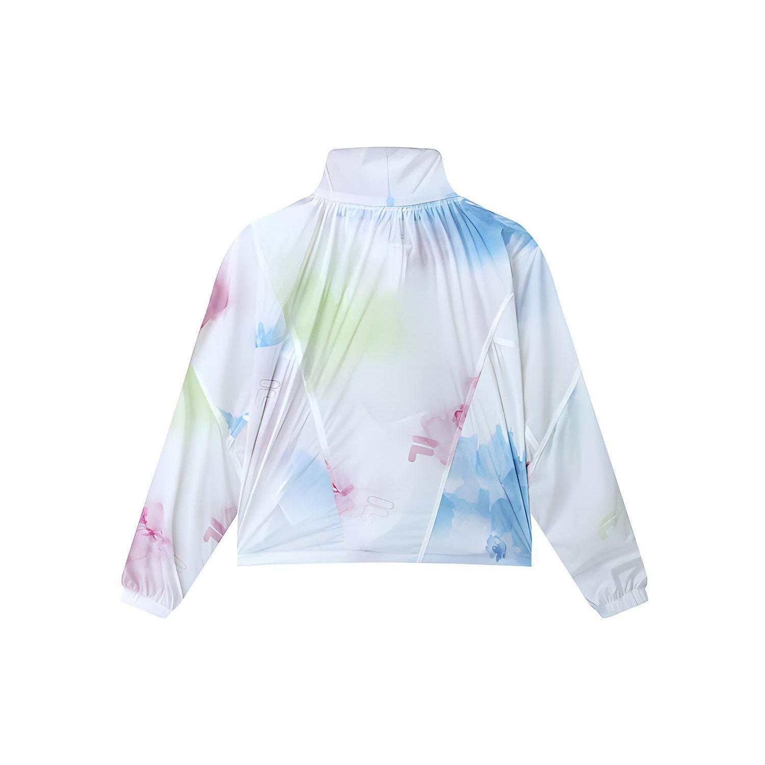 

FILA 2023 Summer New Loose Casual Stand Collar Skin Coat Sun Protection Woven Jacket Women outerwear F11W328704F-ZA M