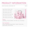 LAIKOU Moisturizing Reduce Fine Lines Brighten Skin Tone Care Toner Cream Eye Cream Cleanser 6Pcs Sakura Facial Skin Care Set