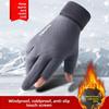 Winter Men Women Warm Leather Touchscreen Gloves For Cycling Driving Delivery