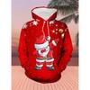 Christmas Santa Claus 3D Printed Hoodies Girl Boy Casual Fashion Oversized Sweatshirts Hoodie Pullovers Tracksuit Kids Clothing