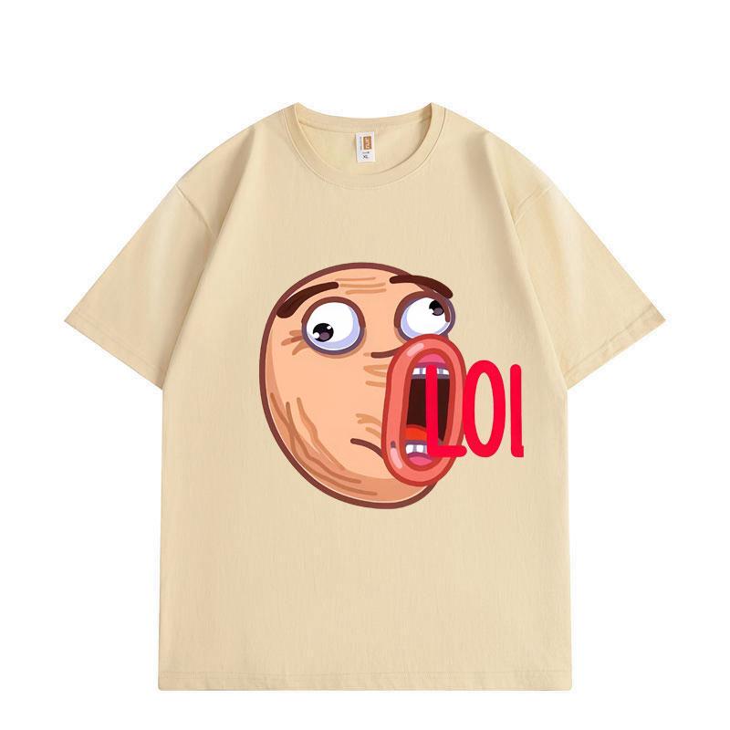 30 Classic Memes Animated Emotes T-shirt High Quality Fashion Oversized T Shirts Men Women Cotton Short Sleeve T-shirts