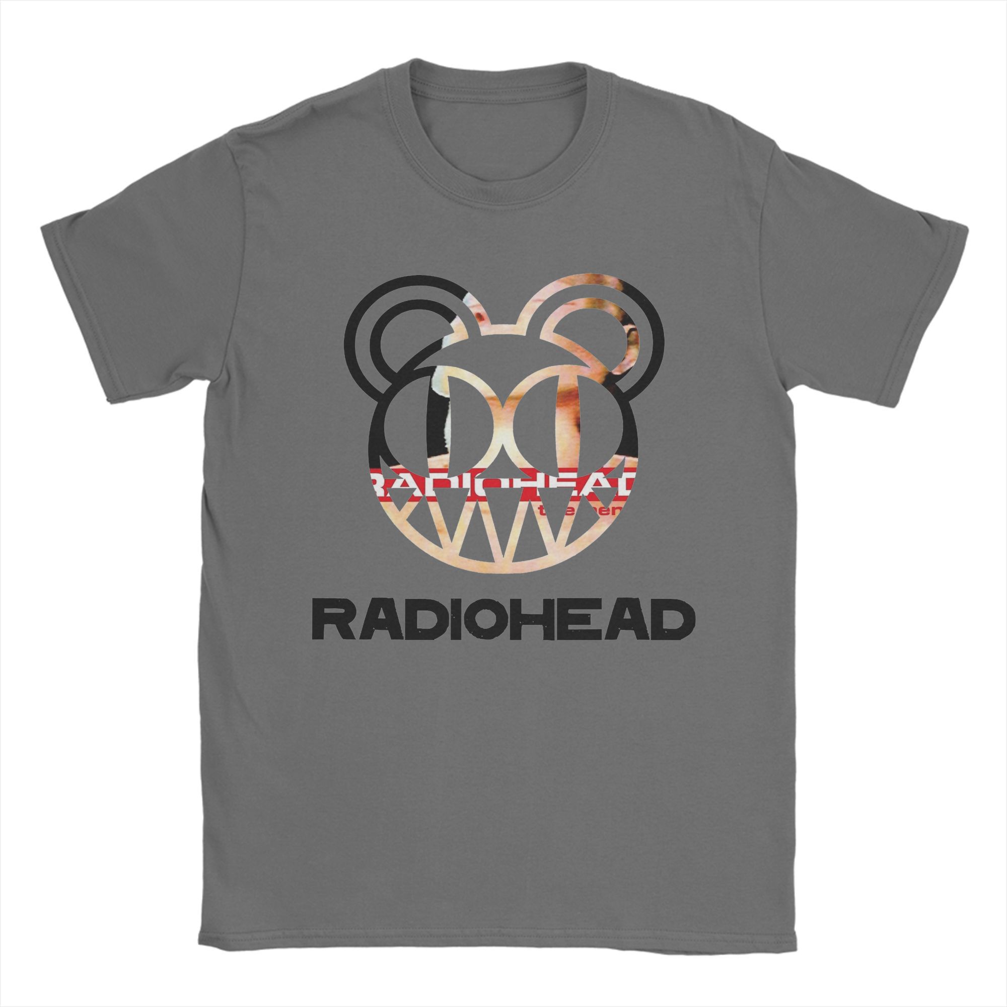 Новинка Футболка Radiohead Creep Унисекс Хлопок Короткий Рукав Рок-Группа Круглый Вырез Летние Топы Футболки S