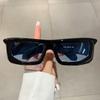 WINFUL New Y2k Wrap Round Men Sunglasses Metallic Rim Outdoor Sports Women Shades Trendy  Design Vintage UV400 Eyewear