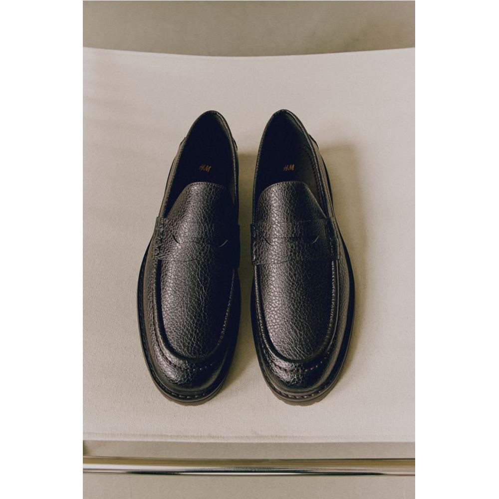 

Туфли HM Chunky Loafers темно-коричневые