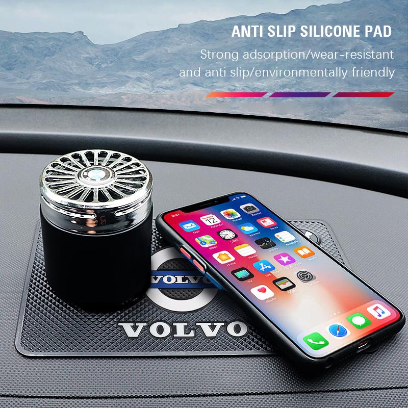 Tappetino antiscivolo per cruscotto auto in silicone PVC tappetino antiscivolo per Volvo Xc60 Xc90 V40 V60 S60 V50 V90 S80 C40 XC40 V70 XC70 Rdesign