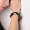 Hetian Black-Green Jade Bracelet for Women - Tower Green Jade, Ideal Birthday Gift for Best Friend