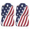 American Flag Print 2pcs Car Seat Covers Suitable for Women and Men Universal Car Front Seat Protector Suitable for Cars SUV