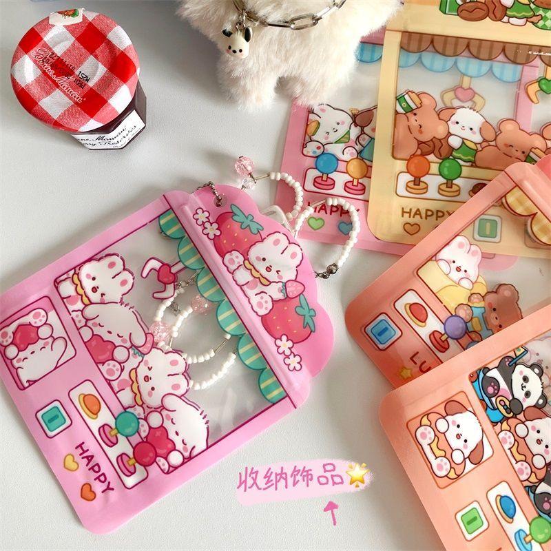 4PCS Cartoon Ita Bag Pins Badge Protector Case Candy Case Anime Badges Decoration Bag Accessories Pin Case Birthday Gift