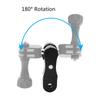 PULUZ PU174 Für GoPro Hero/DJI Osmo Action Metall 360 Grad Schwenkbare Halterung Adapter mit Langen Schrauben