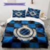 Club Brugge KV Pattern Bedding,Quilt Set Quilt Cover Pillowcase Home Birthday Gift(1 * duvet cover + 2 * pillowcase, without core)