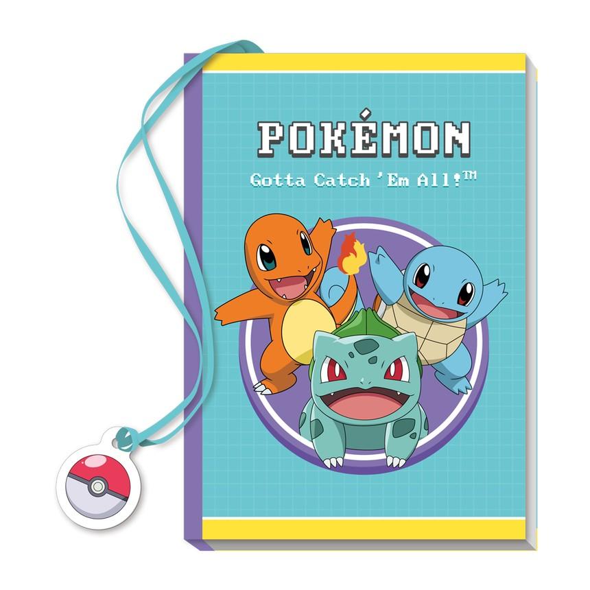 [Pokemon] Pokemon Store Retro Hardcover Notebook (Bulbasaur, Charmander & Squirtle)